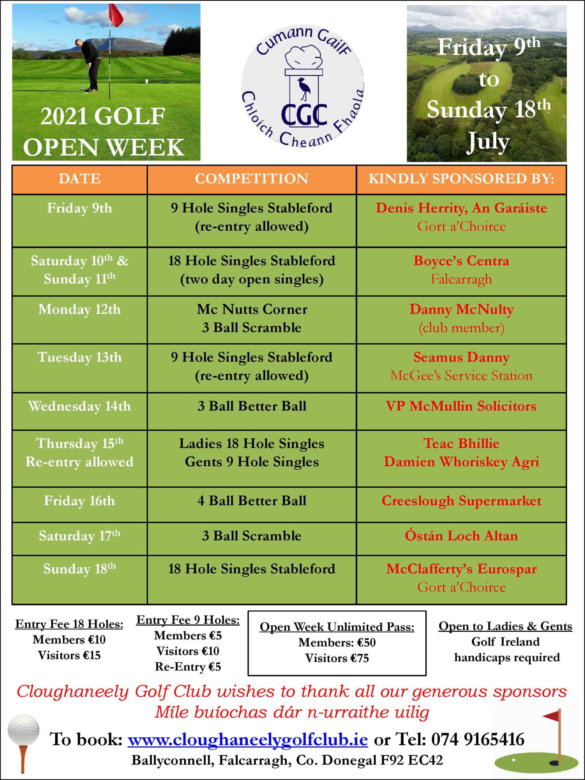 CGC Open Week new 20211